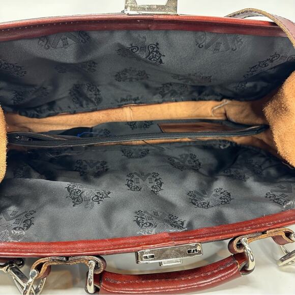 Mutsaeks Netherlands Designer Briefcase Bag - LEATHER Color Block - Picture 5 of 12